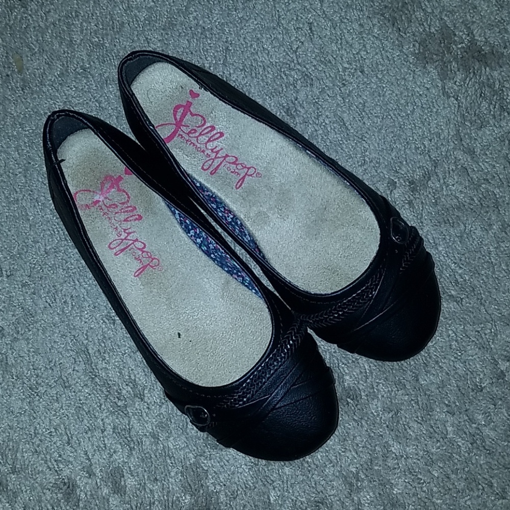 Jellypop black flats